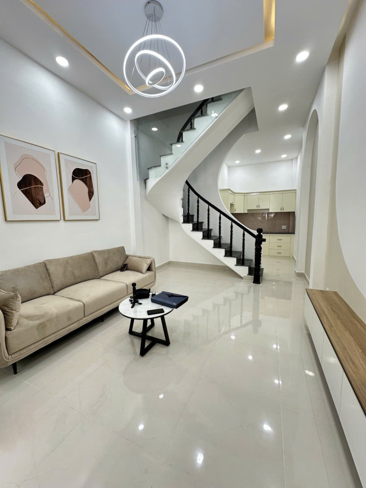 [ TÂN BÌNH ] Phan Huy Ích - NHÀ MỚI ĐẸP Ở NGAY - HẺM 8M LỀ 2M - 31M2 - 4 TẦNG -  CHỈ 5.7 TỶ TL